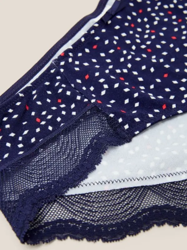 Shortie in NAVY MULTI<White Stuff Clearance