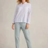 Sophie Organic Cotton Long Sleeve Shirt in IVORY MULTI<White Stuff Online