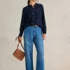 Sophie Organic Cotton Shirt in DARK NAVY<White Stuff Best