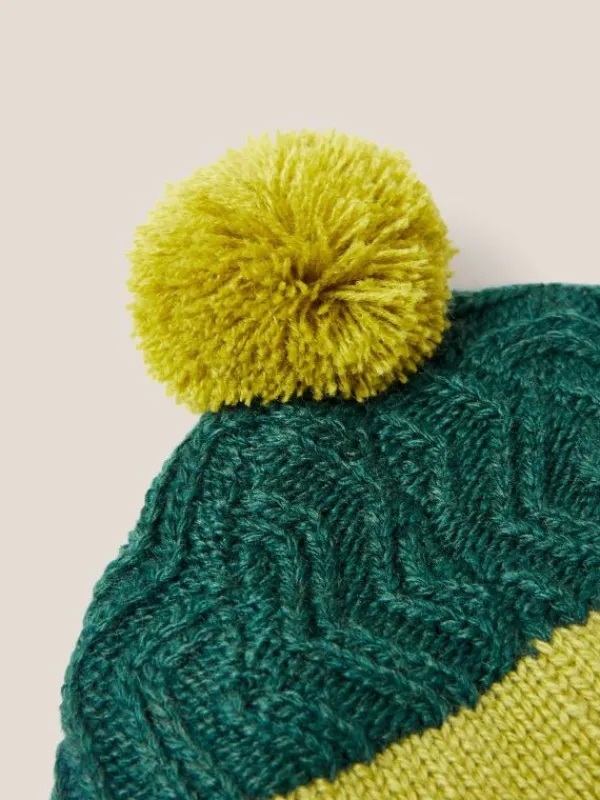 Stripe Hat in GREEN MULTI<White Stuff Discount