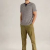 Striped Rib Tee in NAVY MULTI<White Stuff Outlet