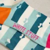 Stripey Heart Knee High Sock in BLUE MULTI<White Stuff Discount