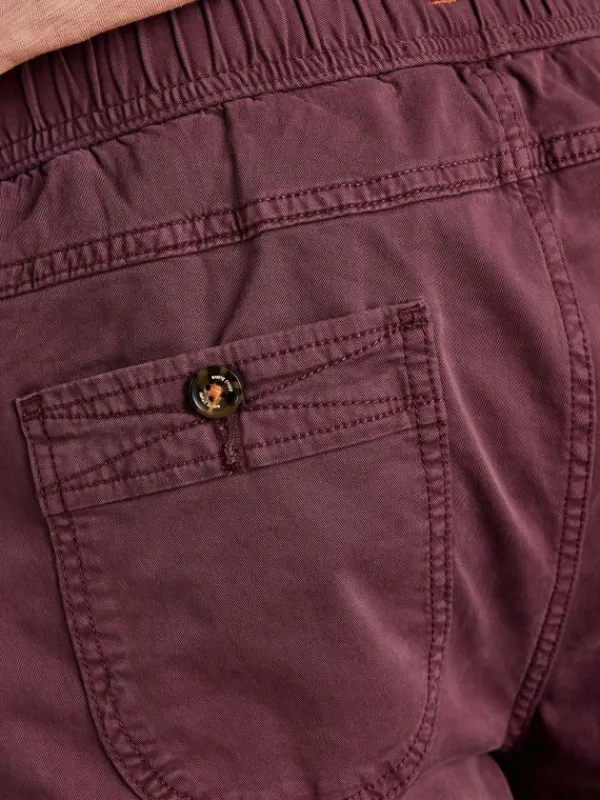 Sutton Drawstring Trouser in DK PLUM<White Stuff Hot