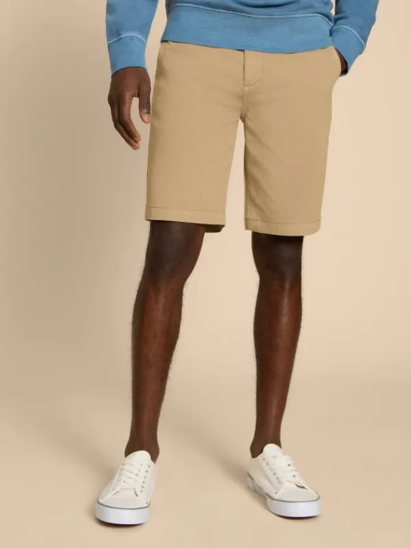 Sutton Organic Chino Short in LIGHT NATURAL<White Stuff Outlet