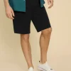 Sutton Organic Chino Short in WASHED BLACK<White Stuff Fashion
