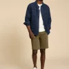 Sutton Organic Chino Short in DARK GREEN<White Stuff Online