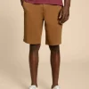 Sutton Organic Chino Short in MID BROWN<White Stuff Sale