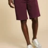 Sutton Organic Chino Short in DK PLUM<White Stuff Discount