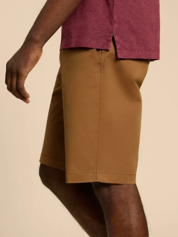 Sutton Organic Chino Short in MID BROWN<White Stuff Sale