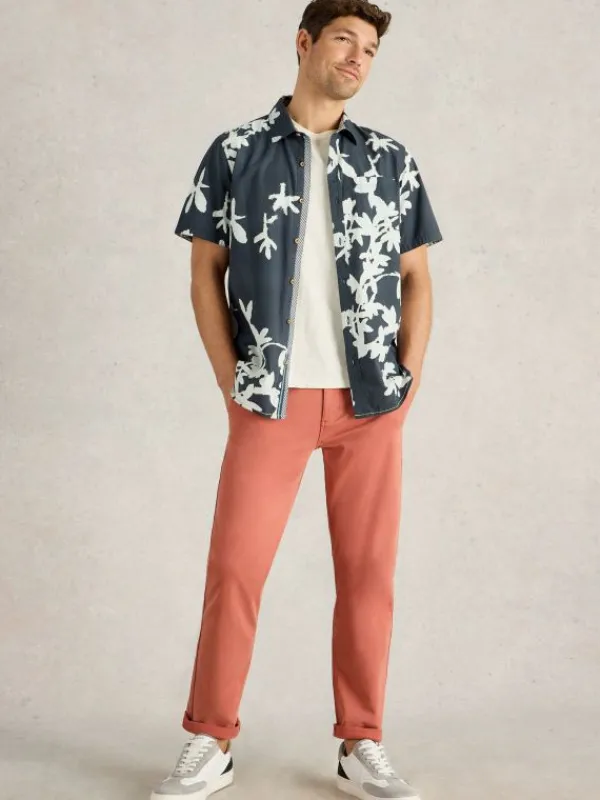 Sutton Organic Chino Trouser in DEEP PINK<White Stuff Best