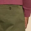 Sutton Organic Chino Trouser in KHAKI GREEN<White Stuff Outlet