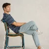 Sutton Organic Chino Trouser in LIGHT BLUE<White Stuff Clearance