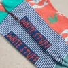 Swimming Fish Ankle Sock in ORANGE MULTI<White Stuff Clearance