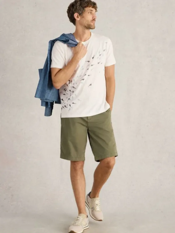 Swimming Fish Graphic Tee in WHITE PRINT<White Stuff Discount