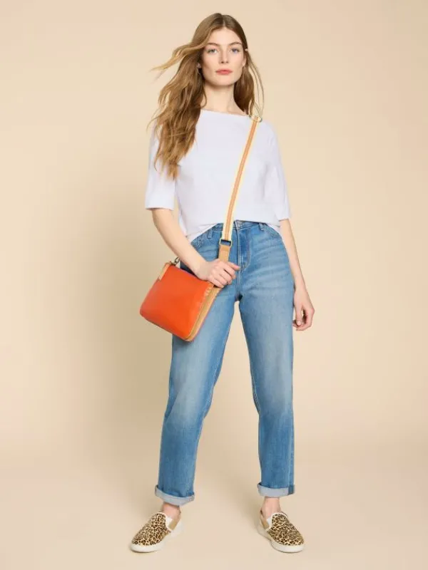 SYDNEY BOAT NECK TEE in BRILLIANT WHITE<White Stuff Outlet