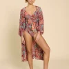 Tabitha Tummy Control Swimsuit in RED PRINT<White Stuff Clearance