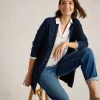 TANYA LONGLINE CARDI in FRENCH NAVY<White Stuff Online