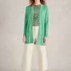 TANYA LONGLINE CARDI in MID TEAL<White Stuff New