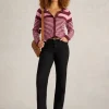 Taylor Full Length Straight Jean in BLACK DENIM<White Stuff Fashion