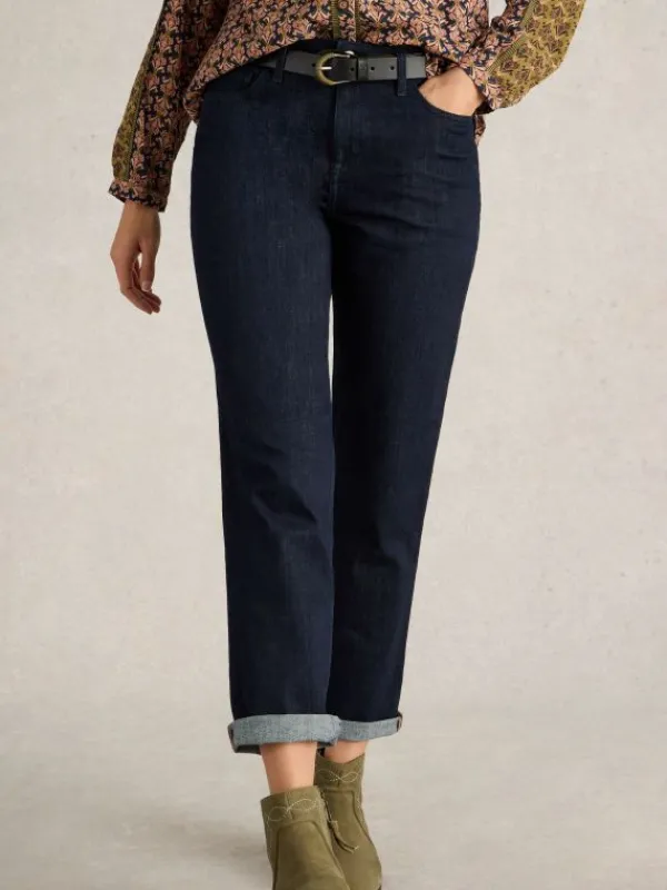Taylor Straight Jean in DK DENIM<White Stuff Fashion