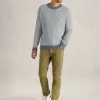 Textured Crew Neck Jumper in BLUE MULTI<White Stuff Hot