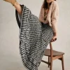 TEXTURED V NECK JUMPER  in NATURAL MULTI<White Stuff Discount