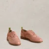 Thistle Studded Lace Up Brogue in MID PINK<White Stuff Fashion