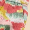Tie Dye Printed Frill Short in PINK MULTI<White Stuff Sale