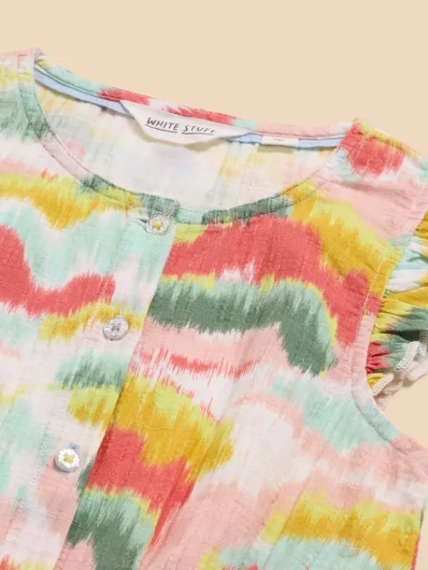 Tie Dye Printed Jumpsuit in PINK MULTI<White Stuff New