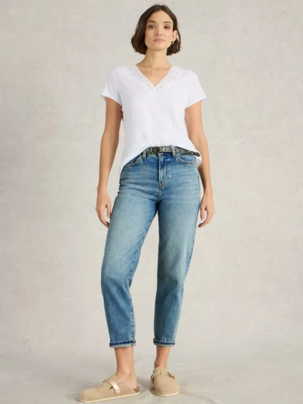 Tilly Tapered Jean in LIGHT DENIM<White Stuff Online