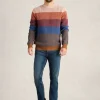 Twisted Colourblock Crew in PINK MULTI<White Stuff Fashion