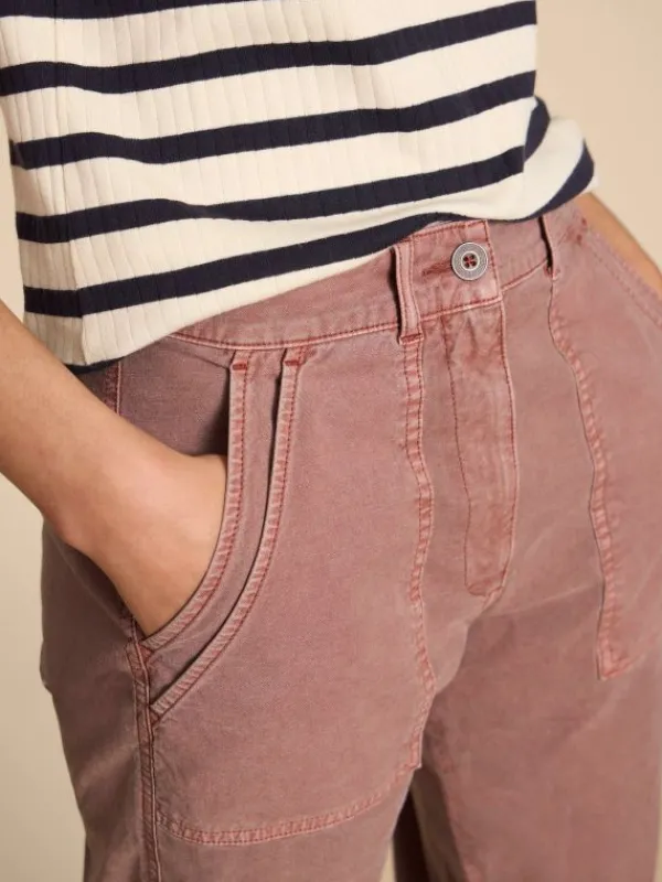 Twister Chino Trouser in DUSTY PINK<White Stuff Outlet