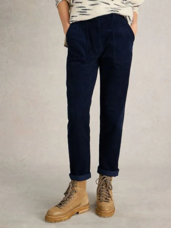 Twister Cord Trouser in DARK NAVY<White Stuff New