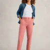 Twister Full Length Chino Trouser in MID RED<White Stuff Outlet