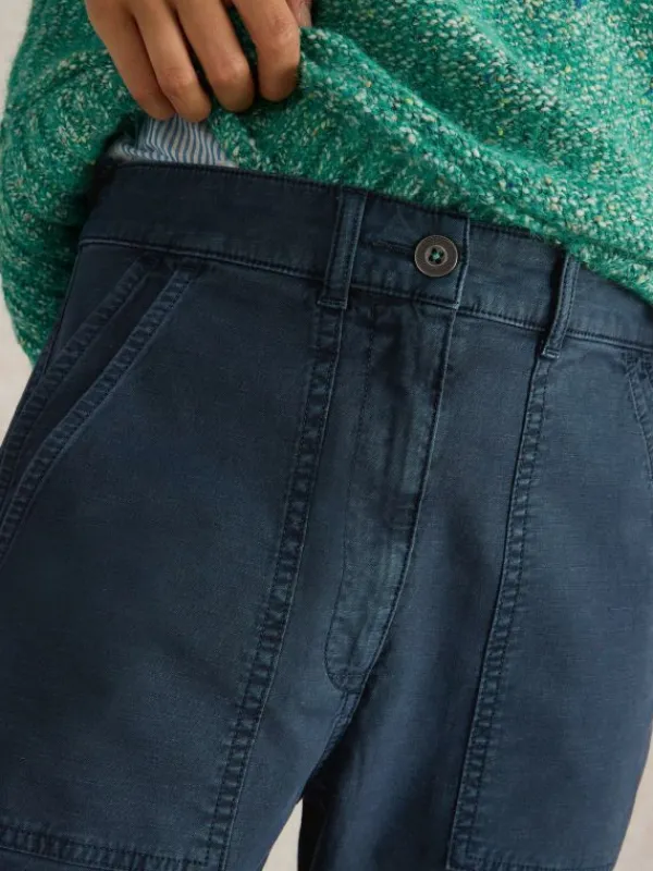 Twister Full Length Chino Trouser in DARK NAVY<White Stuff Hot