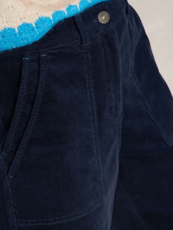 Twister Full Length Cord Trouser in DARK NAVY<White Stuff New