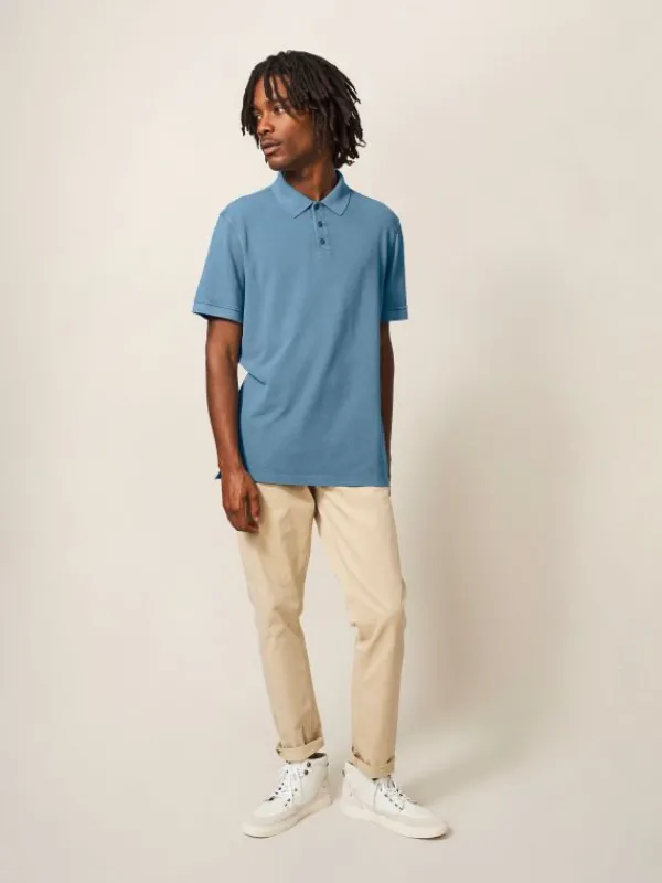Utility Polo in CHAMBRAY BLUE<White Stuff Discount