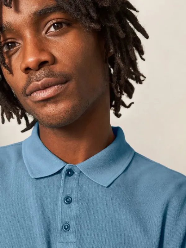 Utility Polo in CHAMBRAY BLUE<White Stuff Discount