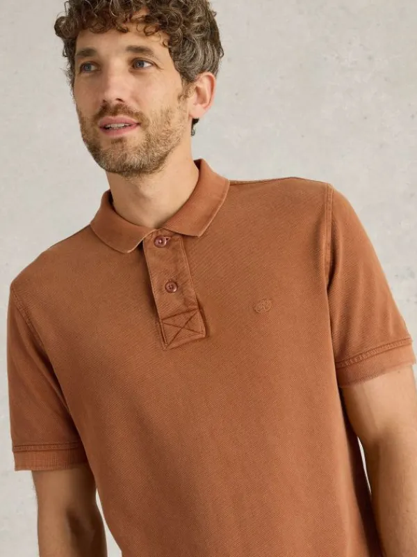 Utility Polo in MID TAN<White Stuff Online