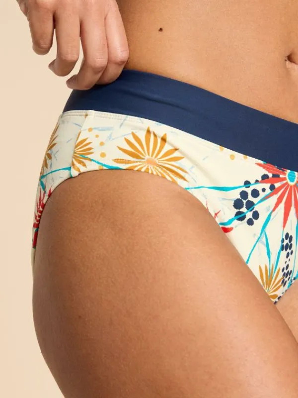 Valley Bikini Bottom in IVORY MULTI<White Stuff Discount