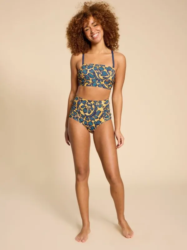 Verity Control High Waisted Bottom in YELLOW MULTI<White Stuff Best