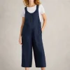 Viola Sleeveless Linen Dungaree in DARK NAVY<White Stuff Clearance