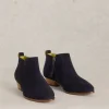 Wide Fit Suede Ankle Boot in DARK NAVY<White Stuff Fashion