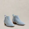 Willow Weave Ankle Boot in LIGHT BLUE<White Stuff New