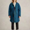 Winnie Waterproof Coat in DK TEAL<White Stuff Hot