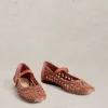 Winnie Woven Ballerina  in PINK MULTI<White Stuff Best