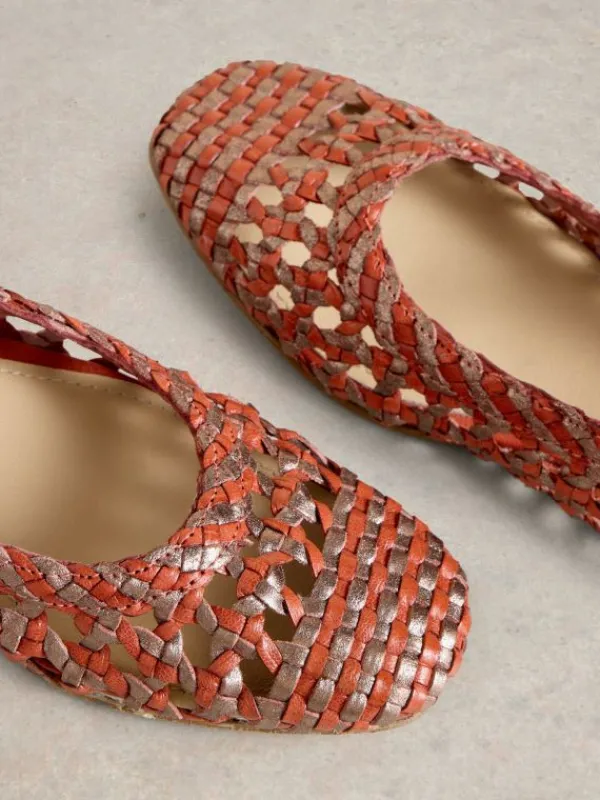 Winnie Woven Ballerina  in PINK MULTI<White Stuff Best