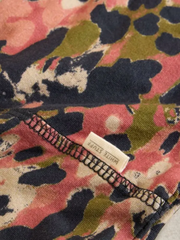 Womens Versatile Jersey Roll in PINK PRINT<White Stuff Discount