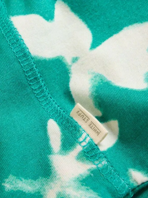Womens Versatile Jersey Roll in GREEN PRINT<White Stuff Hot