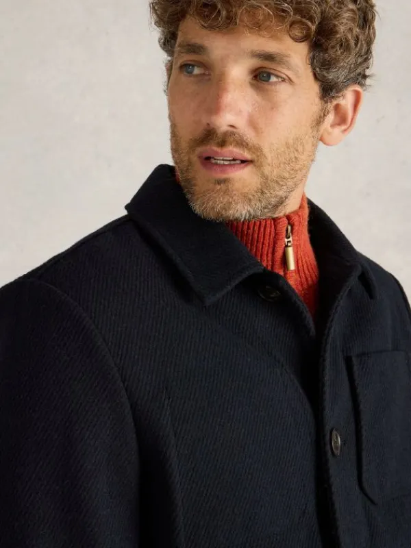 Wool Chore Jacket in DARK NAVY<White Stuff Sale